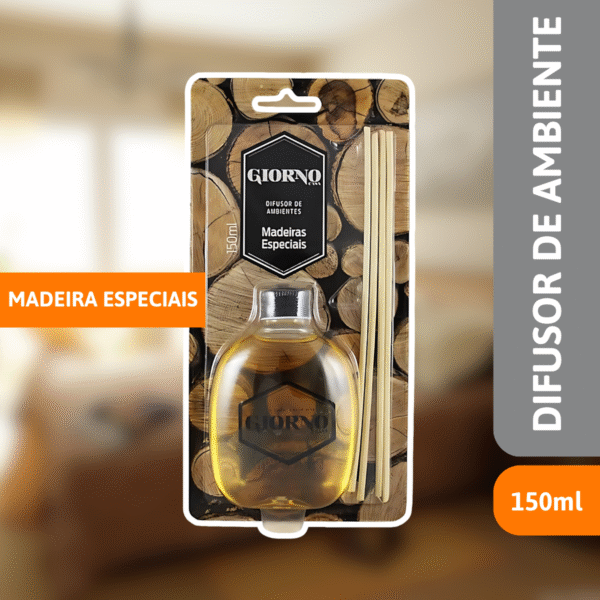 Difusor Giorno Madeiras Especiais 150 ML - SANOL - Imagem 2