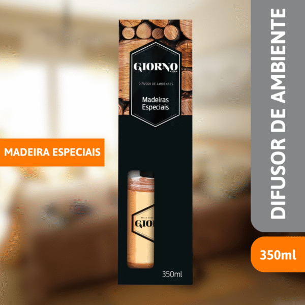 Difusor Giorno Madeiras Especiais 350ml - SANOL - Imagem 2