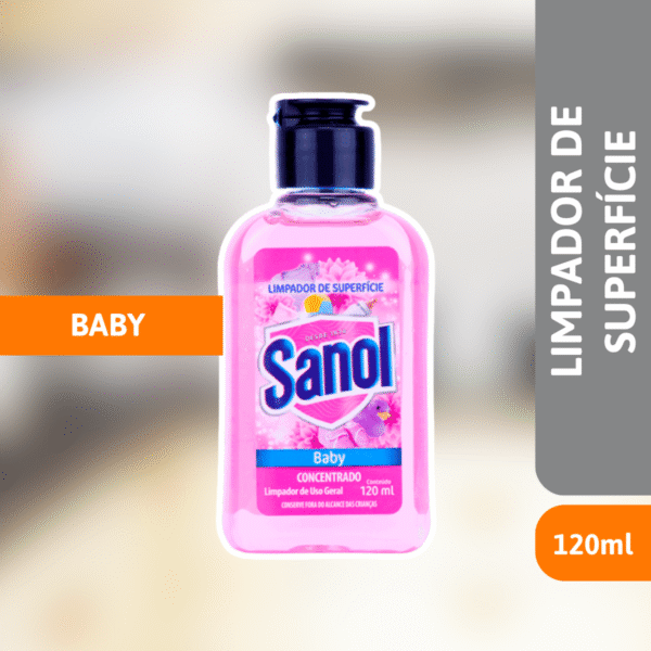 Limpador De Superfície Baby 120ml - SANOL - Imagem 2