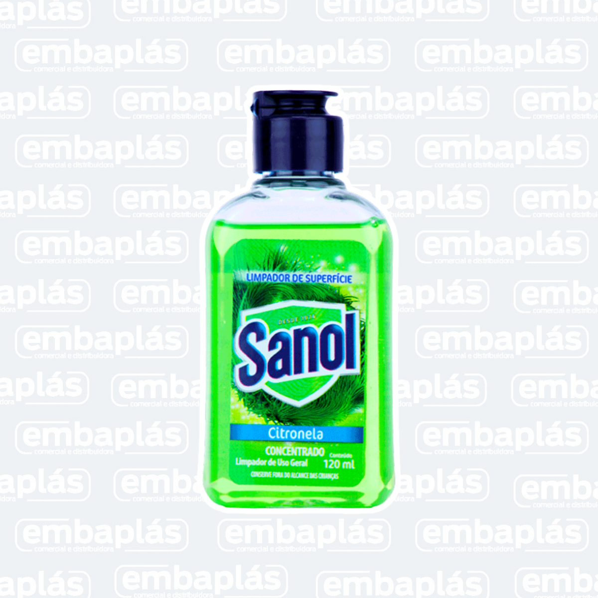 Limpador De Superfície Citronela 120ml - SANOL