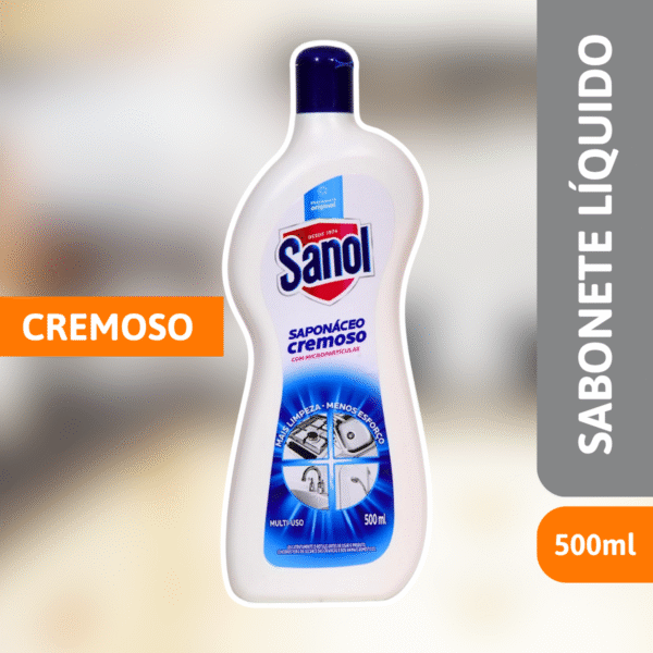 Sapólio Cremoso 500ml - SANOL - Imagem 2