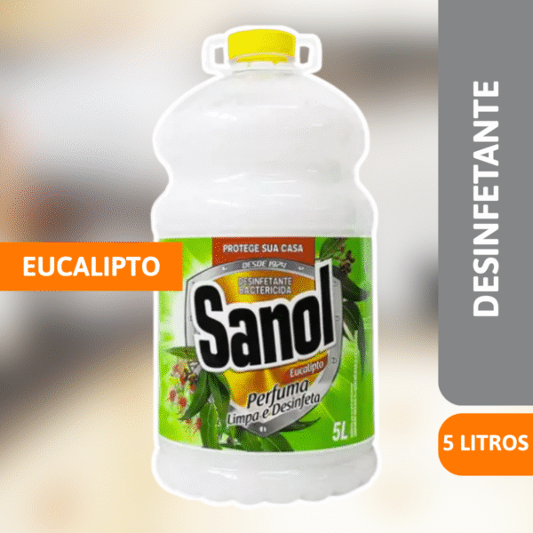 Desinfetante Eucalipto 5L - SANOL - Imagem 2