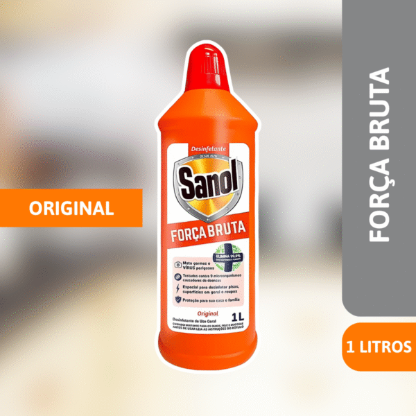 Desinfetante Força Bruta Original 1L - SANOL - Imagem 2