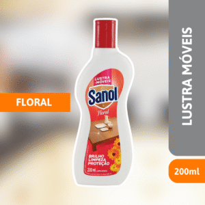 Lustra Móveis Floral 200ml - SANOL