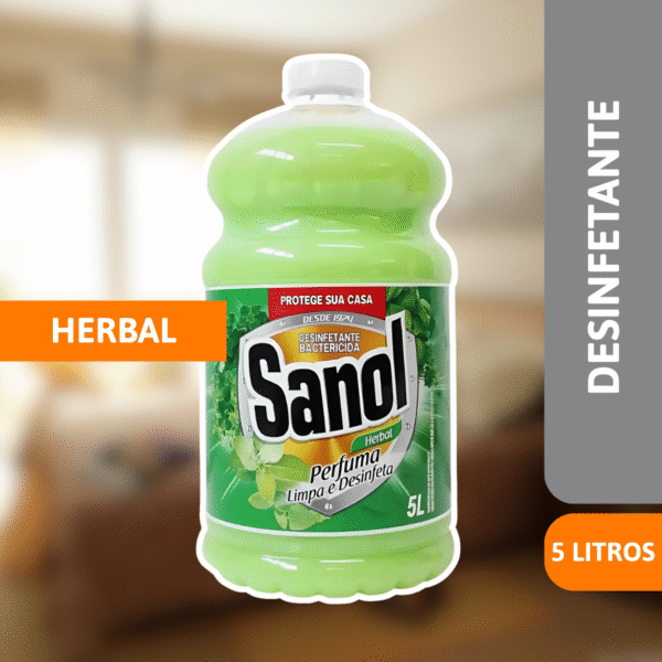 Desinfetante Herbal 5L - SANOL - Imagem 2