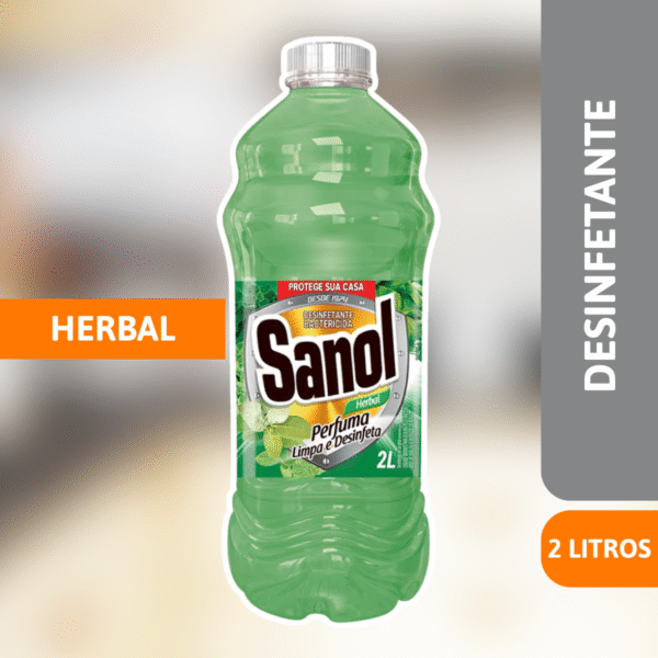 Desinfetante Herbal 2L - SANOL - Imagem 2