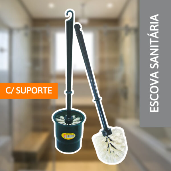 Escova Sanitária Com Suporte - GUIRADO - Imagem 2