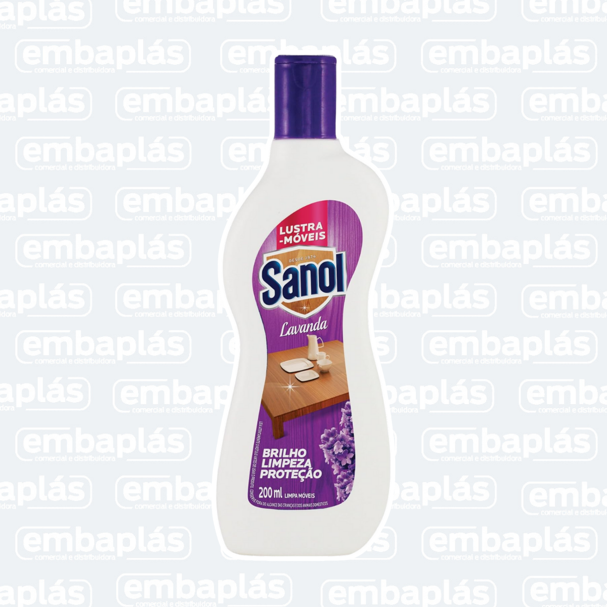 Lustra Móveis Lavanda 200ml - SANOL