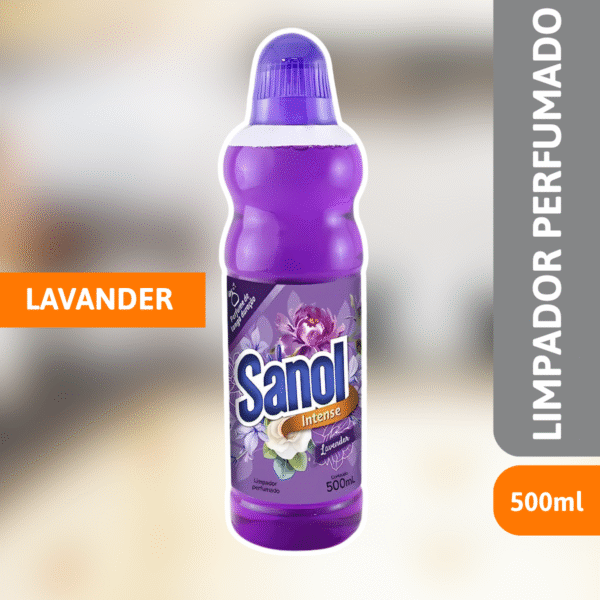 Limpador Perfumado Lavander 500ml - SANOL - Imagem 2