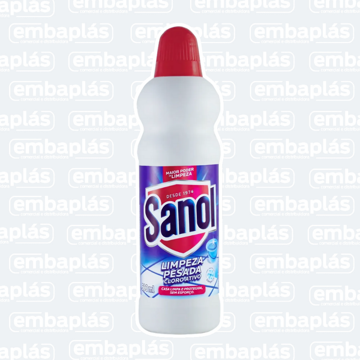Multi-uso Limpeza Pesada Cloro Ativo 500ml - SANOL