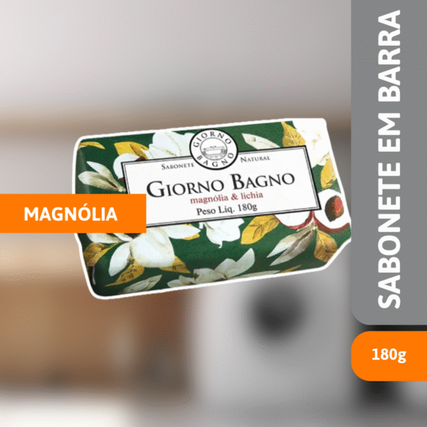 Sabonete Em Barra Magnólia E Lichia Giorno 180g - SANOL - Imagem 2