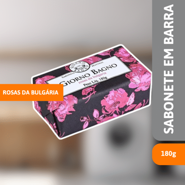 Sabonete Em Barra Rosas Da Bulgaria 180g - SANOL - Imagem 2