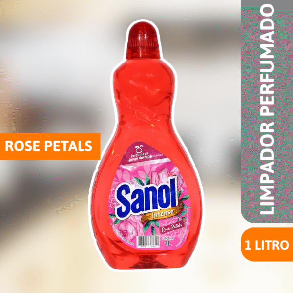 Limpador Perfumado Rose Petels 1L - SANOL - Imagem 2