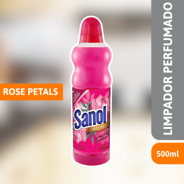 Limpador Perfumado Rose Petals 500ml - SANOL - Imagem 2