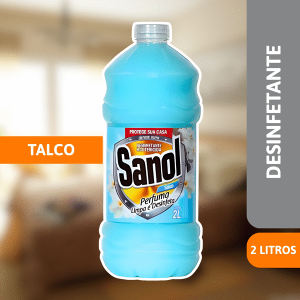Desinfetante Talco 2L - SANOL - Imagem 2