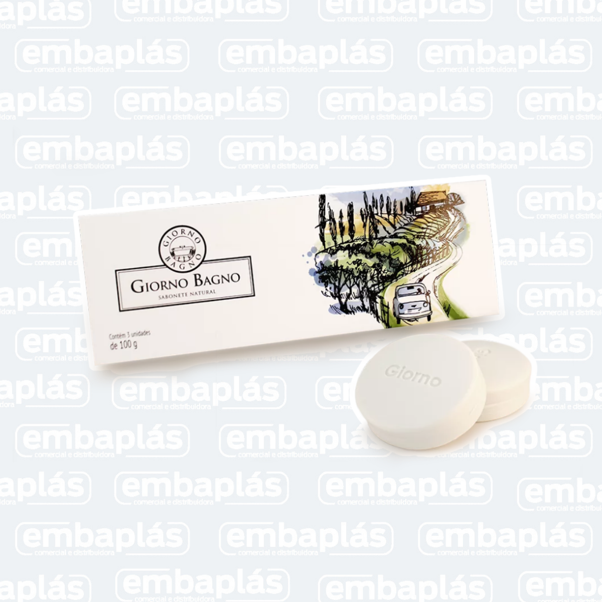 Kit Giorno Bagno Toscano C/3 Sabonetes - SANOL