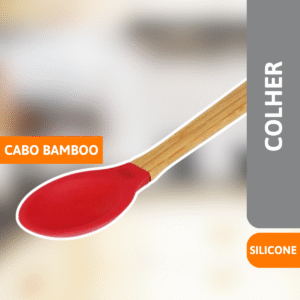 Colher Silicone E Bamboo - MOR