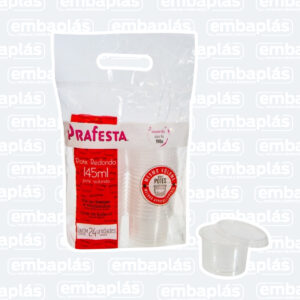 Pote Redondo C/ Sobretampa 145 ML 24 Un - PRAFESTA