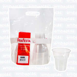 Copo Supremo 400 ML C/30 Un - PRAFESTA