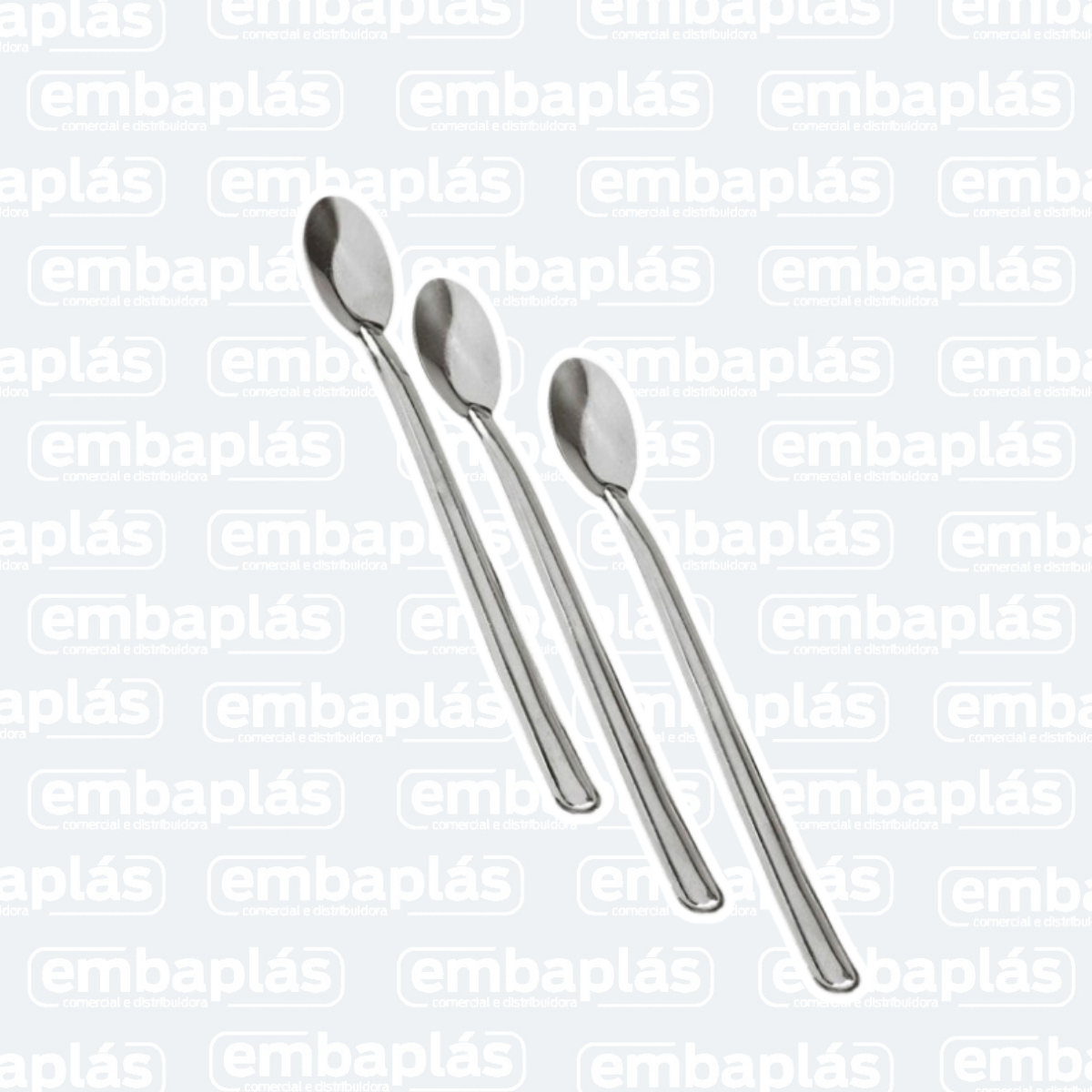 Colher P/ Suco Aço Inox C/ 3 Pçs - VIEL