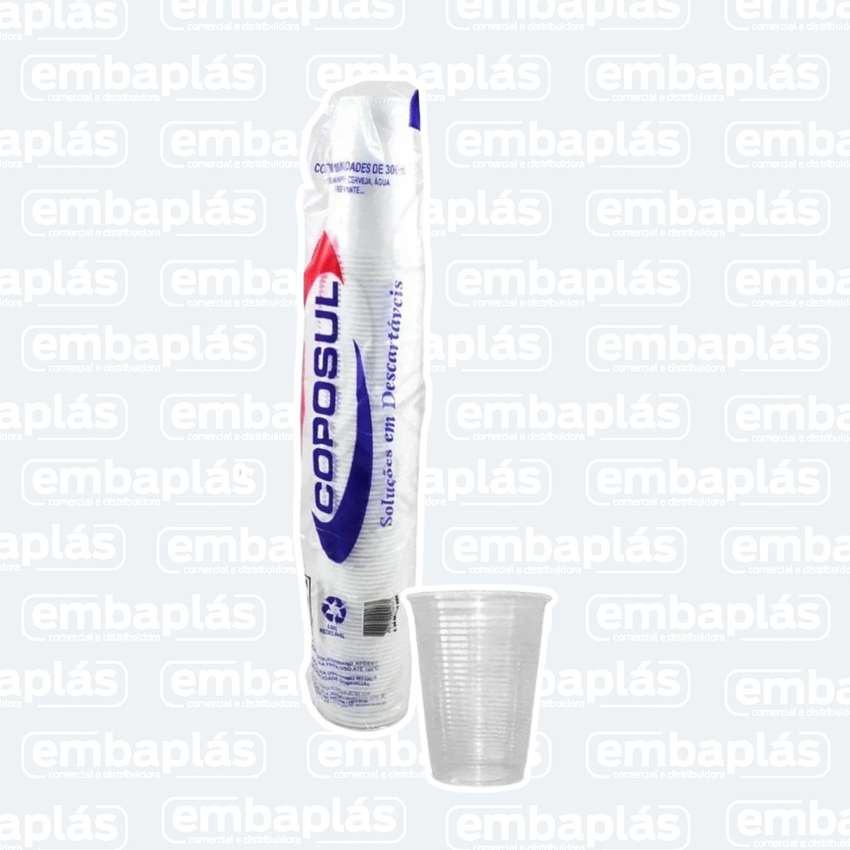 Copo Plástico 150ml Abnt 100 Un - COPOSUL