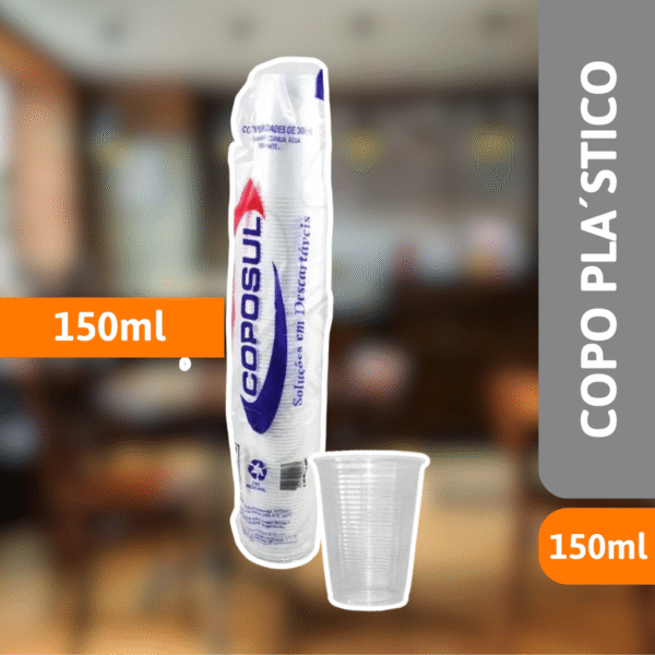 Copo Plástico 150ml Abnt 100 Un - COPOSUL - Imagem 2
