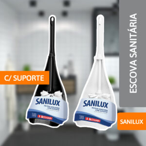 Escova Sanitária Sanilux C/ Suporte - BETTANIN