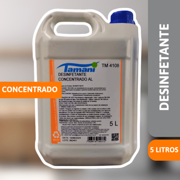 Desinfetante Quaternário 5ª Geração 5L - TAMANI - Imagem 2