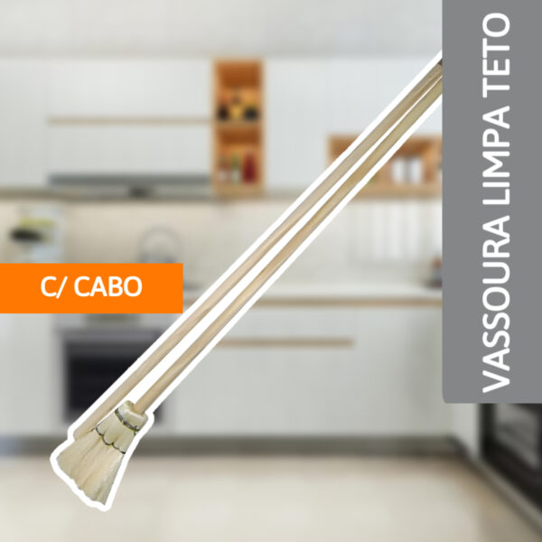 Vassoura Limpa Teto Com Cabo - GUIRADO - Imagem 2