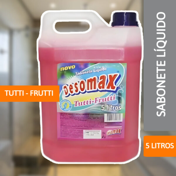 Sabonete Líquido Tutti Frutti 5L - DESOMAX - Imagem 2