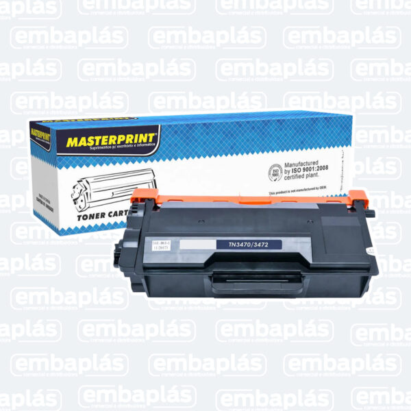 Toner P/ Impressora Brother TN 3472 - MASTERPRINT