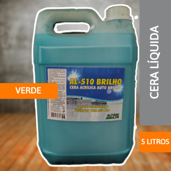Cera Líquida Auto Brilho Verde 5L - ALTOLIM - Imagem 2