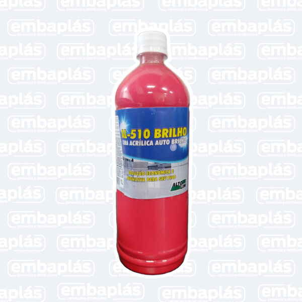Cera Líquida Auto Brilho Vermelha 1L - ALTOLIM