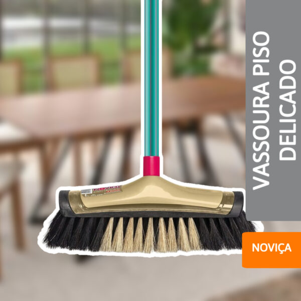 Vassoura Noviça Piso Delicado - BETTANIN - Imagem 2