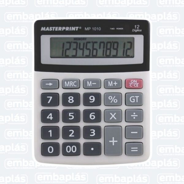Calculadora Manual Eletrônica 12 Dígitos - MASTERPRINT