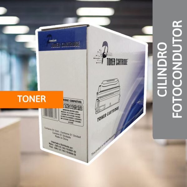 Cilindro Fotocondutor Toner Brother TN 3410/3442/3472 - MASTERPRINT - Imagem 2