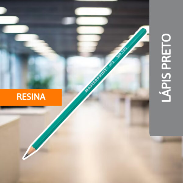 Lápis Preto De Resina - MASTERPRINT - Imagem 2