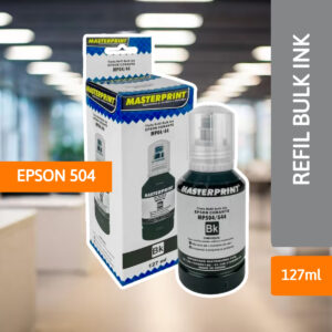 Refil Bulk Ink Epson 504 Black 127ml - MASTERPRINT