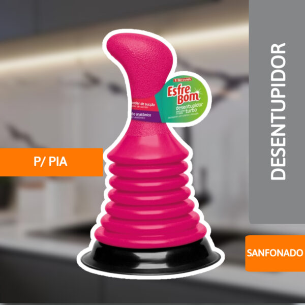 Desentupidor Para Pia Turbo - BETTANIN - Imagem 2