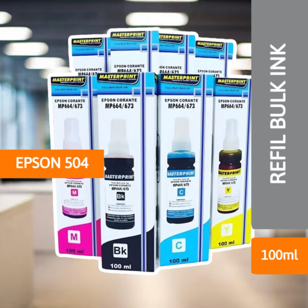 Refil Bulk Ink Epson 504 100ml - MASTERPRINT - Imagem 2