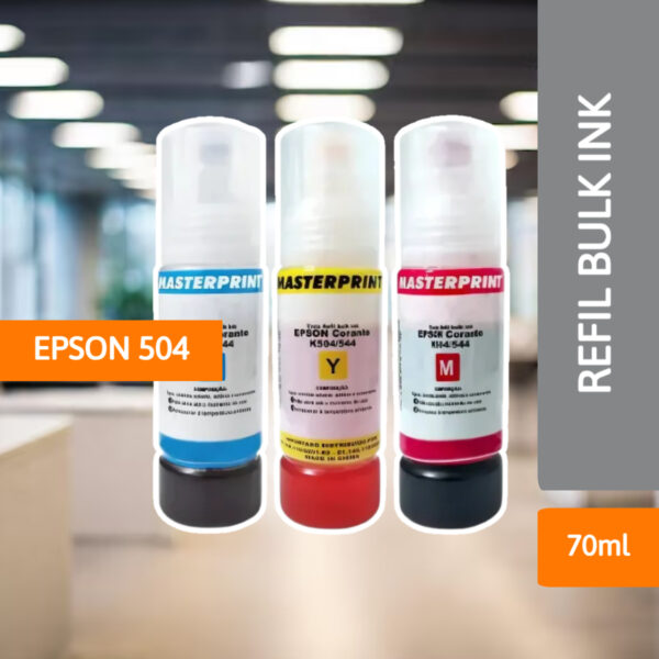 Refil Bulk Ink Epson 504 70ml - MASTERPRINT - Imagem 2