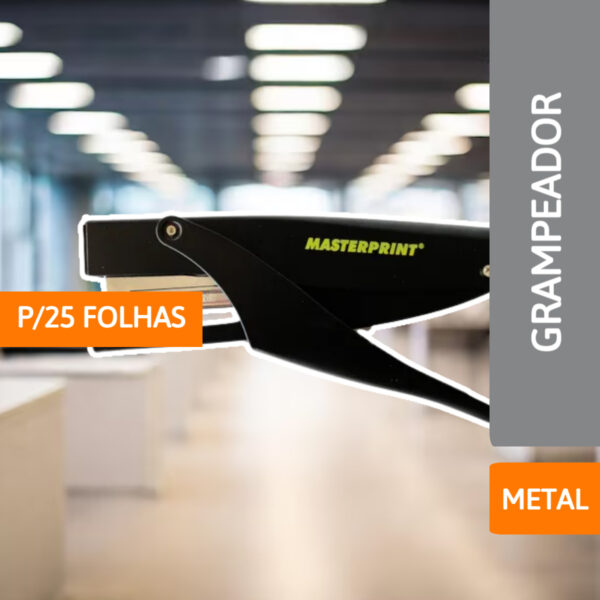 Grampeador de Metal Alicate P 25 Folhas - Masterprint - Imagem 2