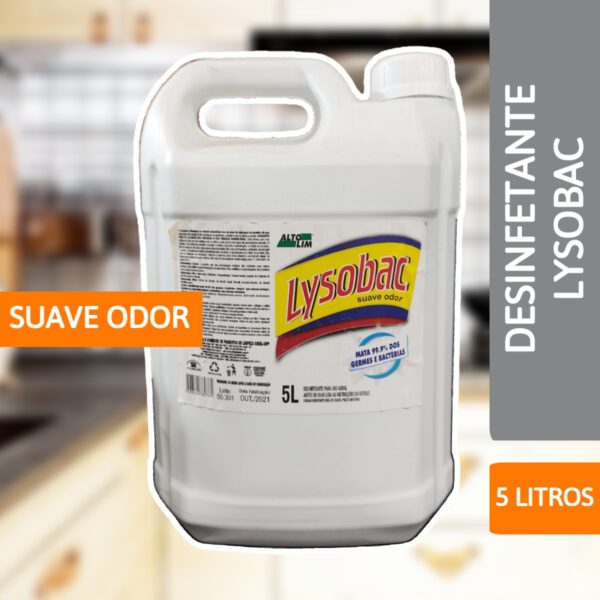 Lysobac 5L Suave Odor – ALTOLIM - Imagem 2