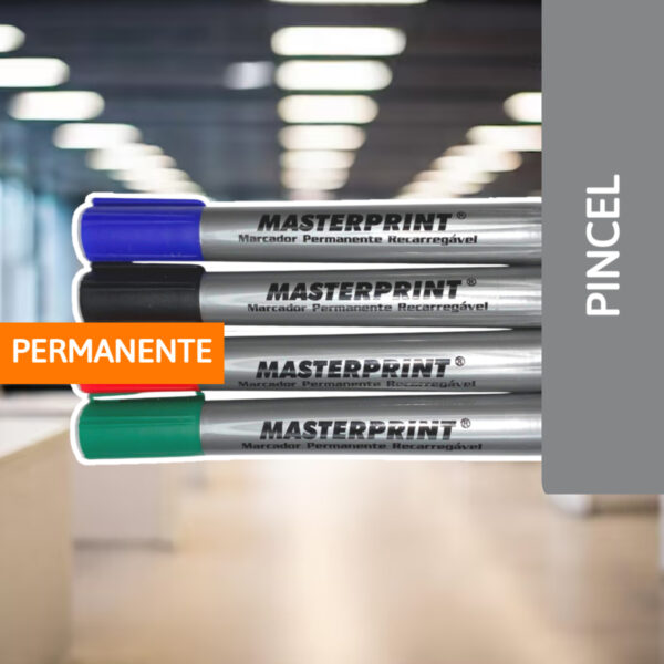 Pincel Marcado Permanente Recarregável - MASTERPRINT - Imagem 2