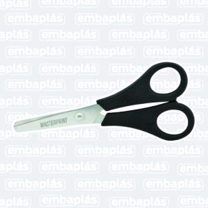 Tesoura Escolar Preto 13cm - MASTERPRINT