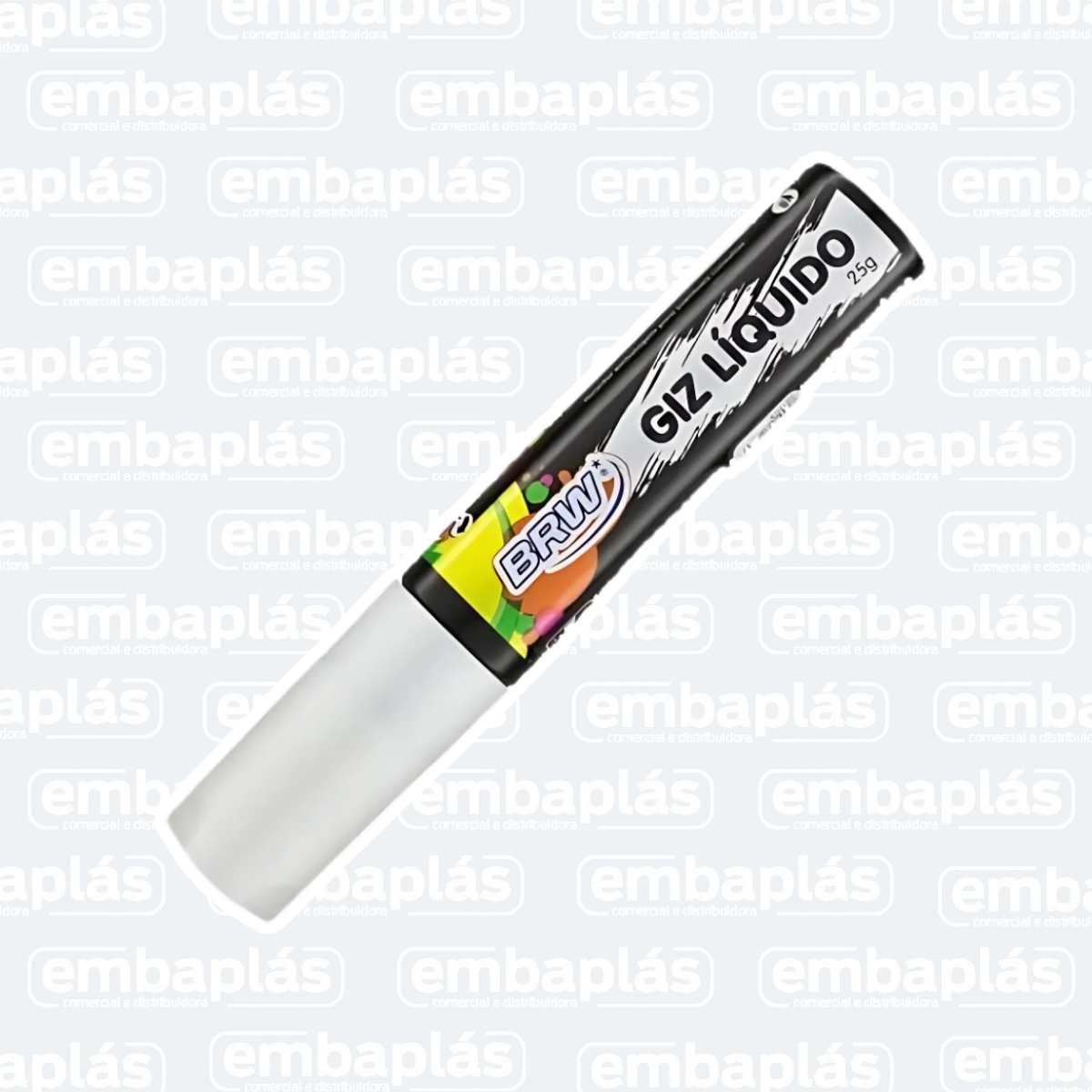 Giz Líquido 15mm 25g Branco - BRW