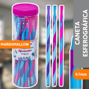 Caneta Esferográfica 0,7mm Marshmallow - BRW