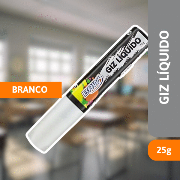 Giz Líquido 15mm 25g Branco - BRW - Imagem 2