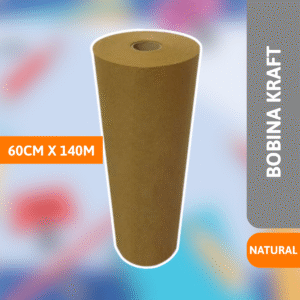 Bobina Kraft Natural 60cm x 140m - SCRITY