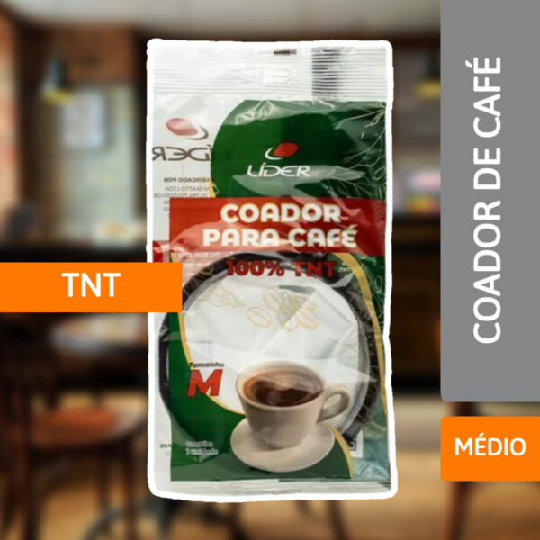 Coador De Café 100% TNT Médio - LÍDER - Imagem 2
